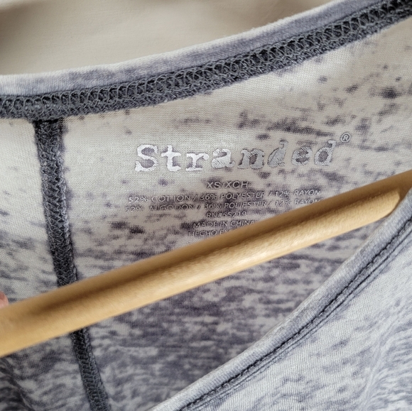 Woman's size XS Mrs. semi-sheer t-shirt by stranded in good condition. - Picture 3 of 6